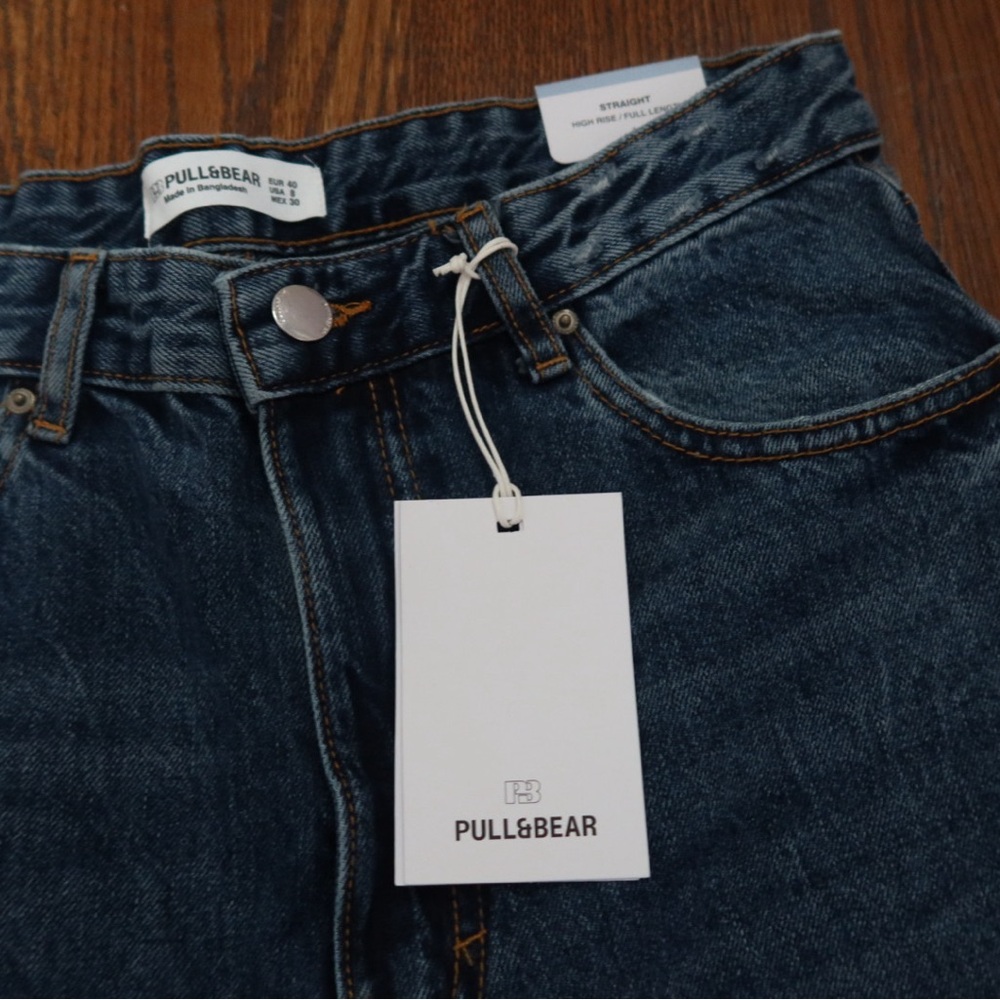 Pull & Bear Jeans | Straight High Rise Full Length
